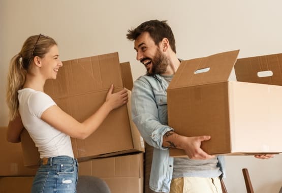 Couple Packing — Removalist in Campbelltown NSW 2560